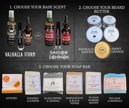Men's Beard & Grooming Gift Set