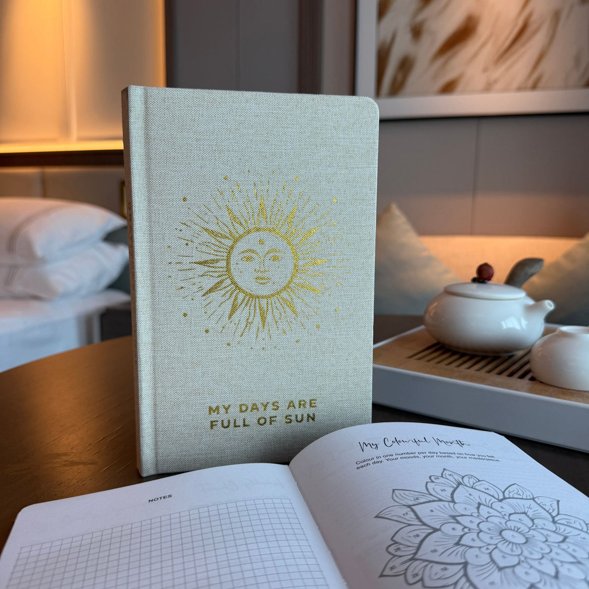 My Days Are Full of Sun | Ivory Gratitude Journal