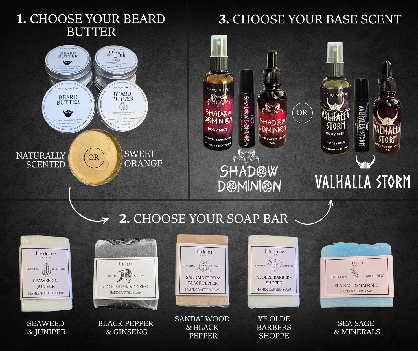 Men's Beard & Grooming Gift Set