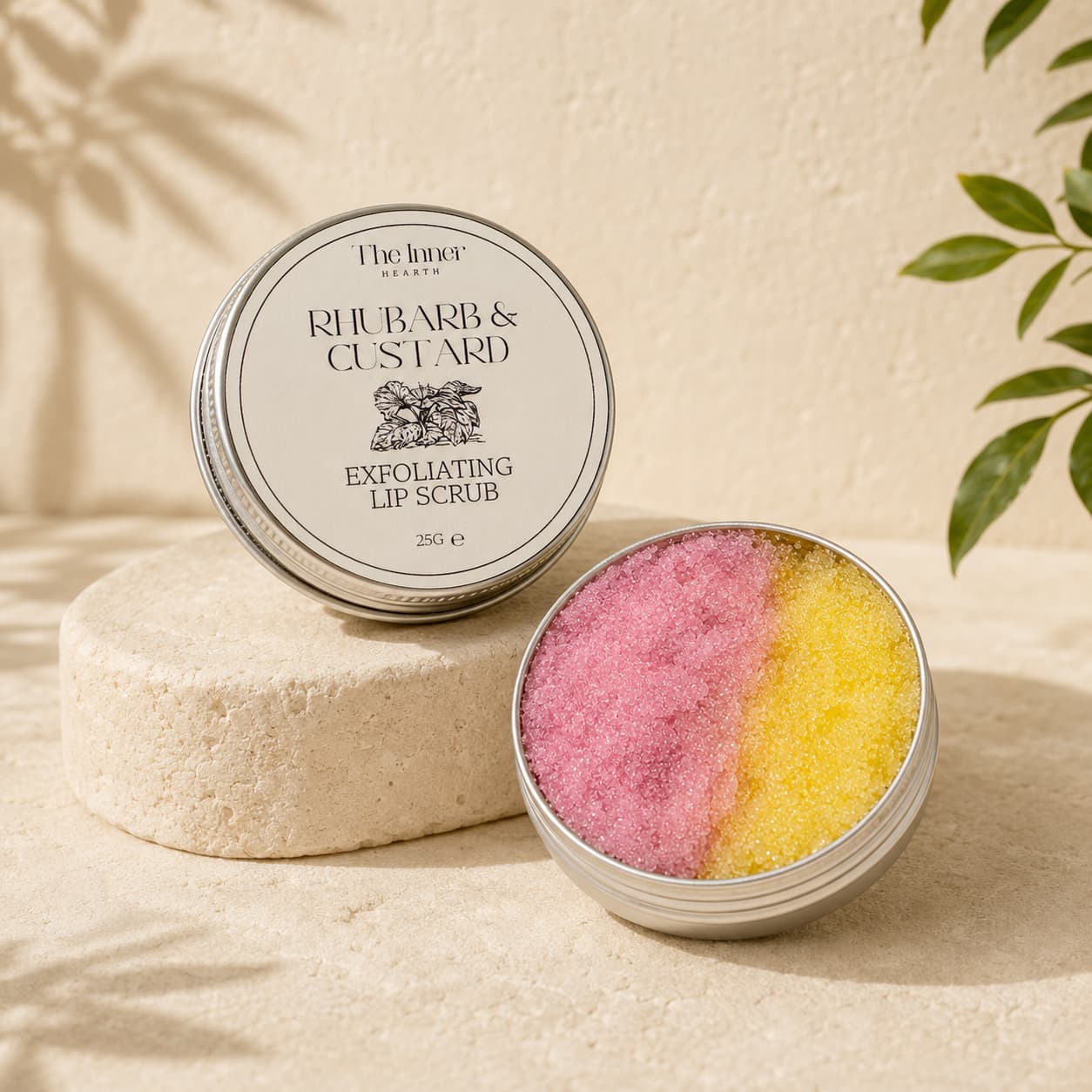 Rhubarb & Custard Lip Scrub