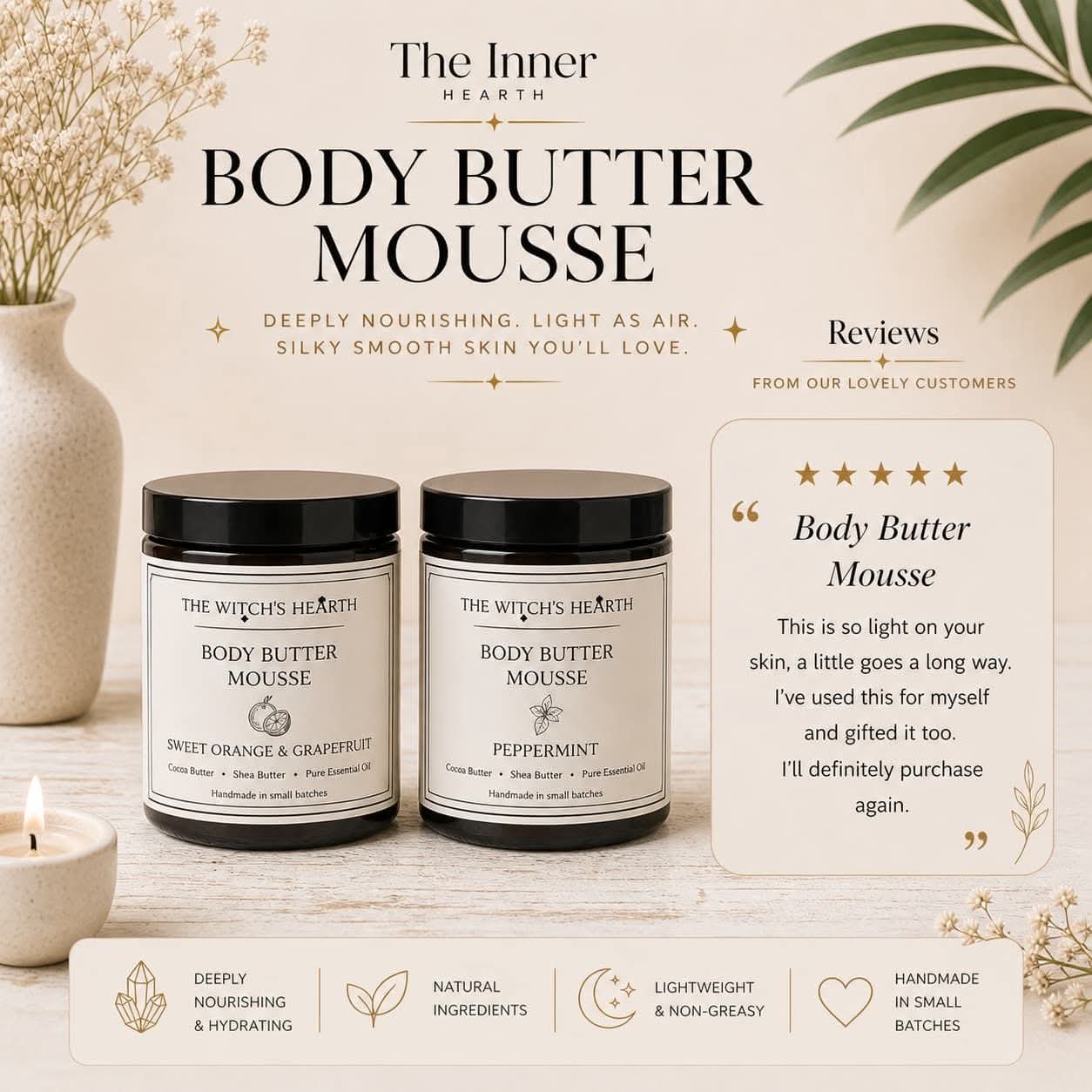 Whipped Body Butter Mousse