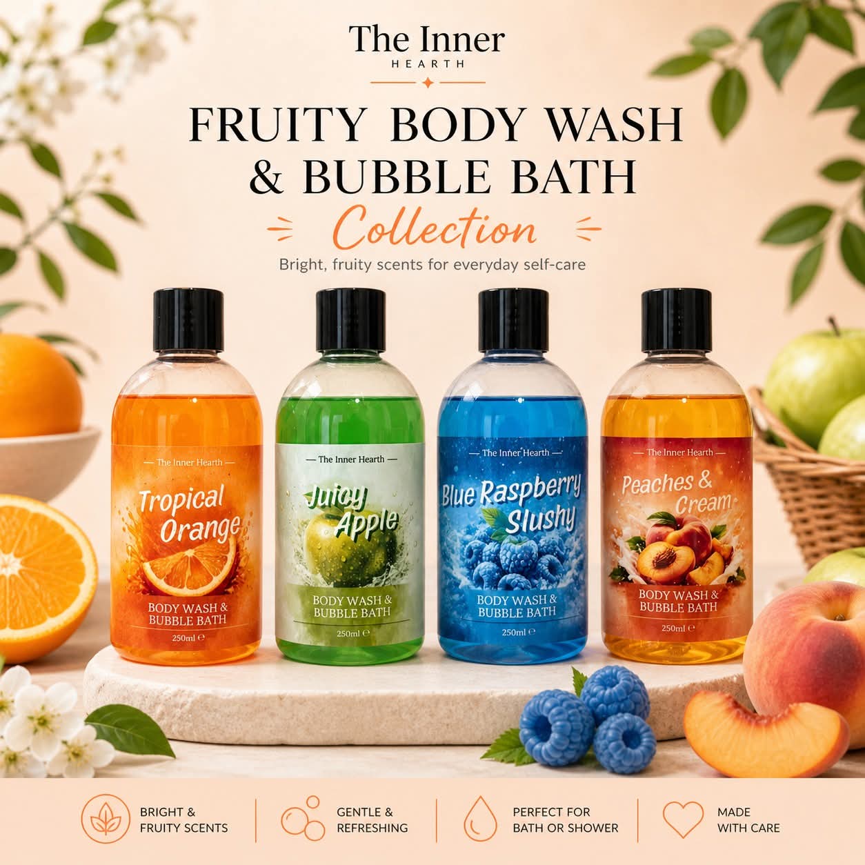 Fruity Body Wash & Bubble Bath