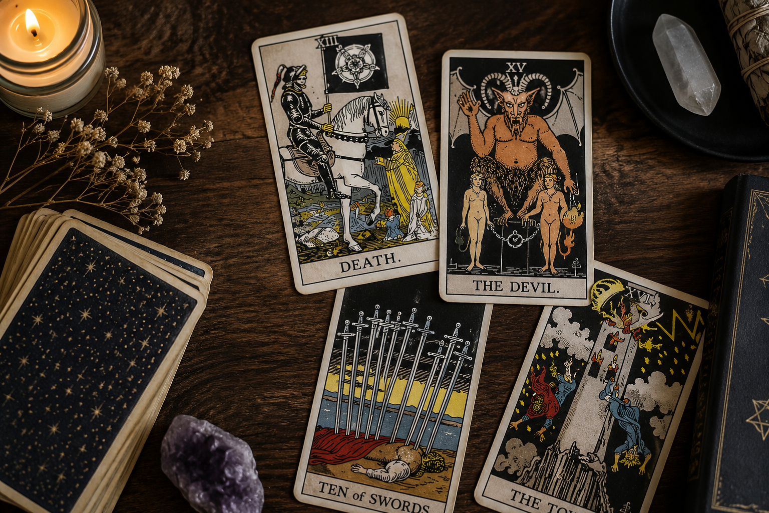 The Most Misunderstood “Scary” Tarot Cards
