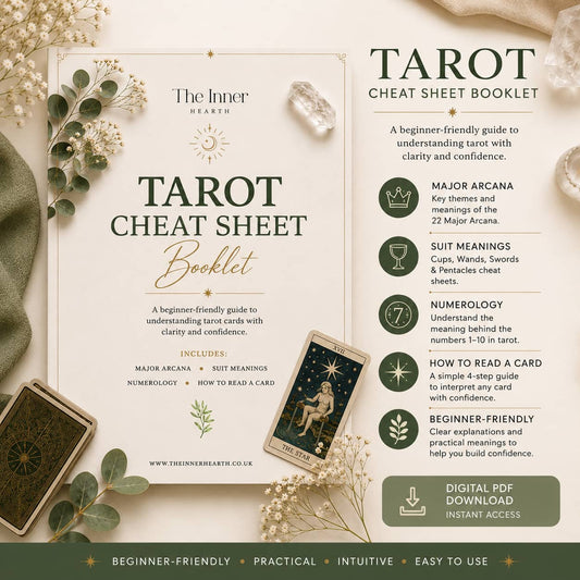 Beginner Tarot Cheat Sheet Booklet