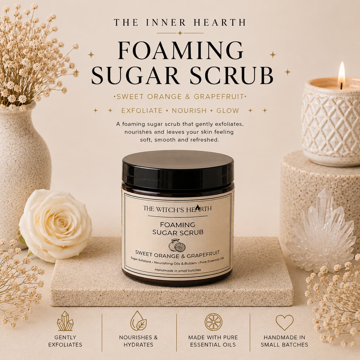 Foaming Sugar Scrub