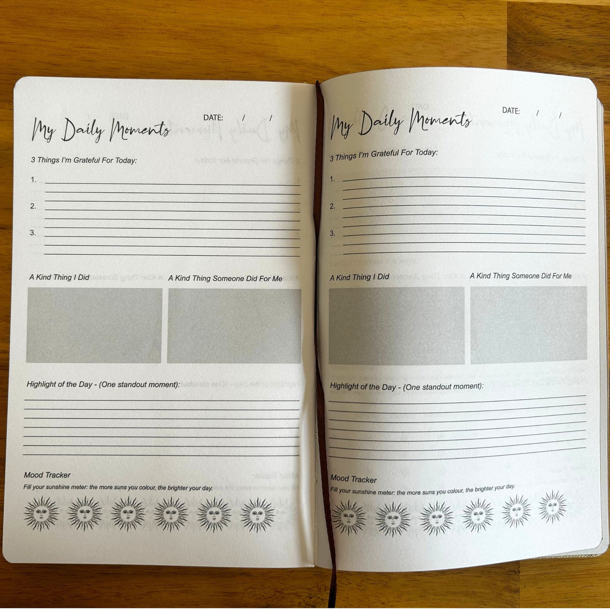 My Days Are Full of Sun | Ivory Gratitude Journal