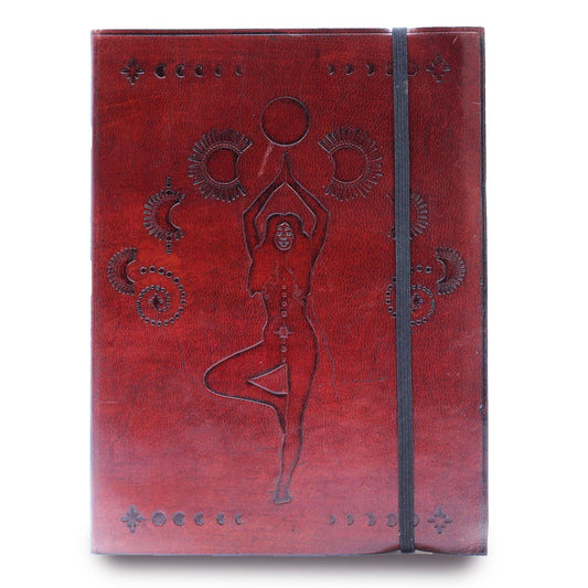 Cosmic Goddess | Handmade Leather Notebook