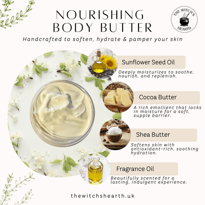 Moisturising Body Butter - The Witch’s Hearth Ltd
